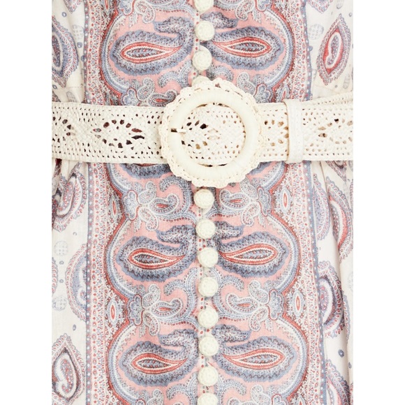 ZIMMERMANN
Belted paisley-print linen mini dress size 1 NWT - Picture 4 of 5